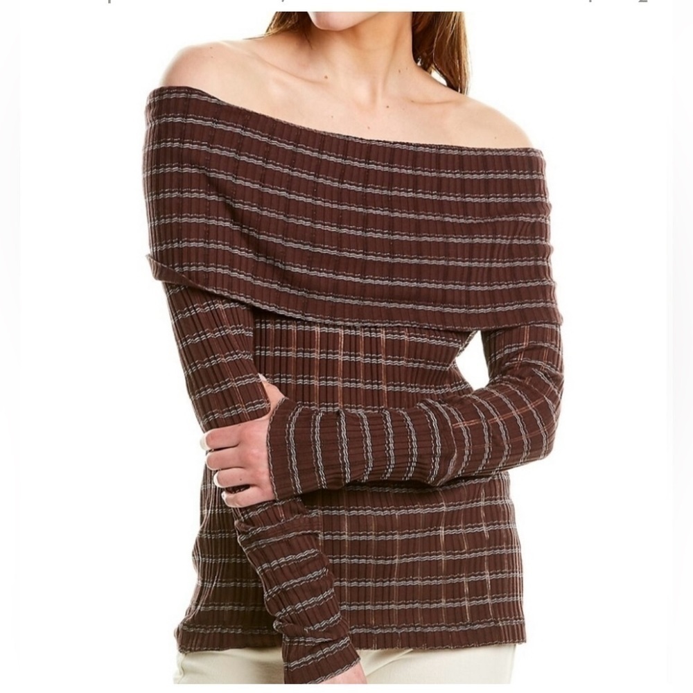 Free People Brown Blouse very light weight and fitting - Picture 1 of 4